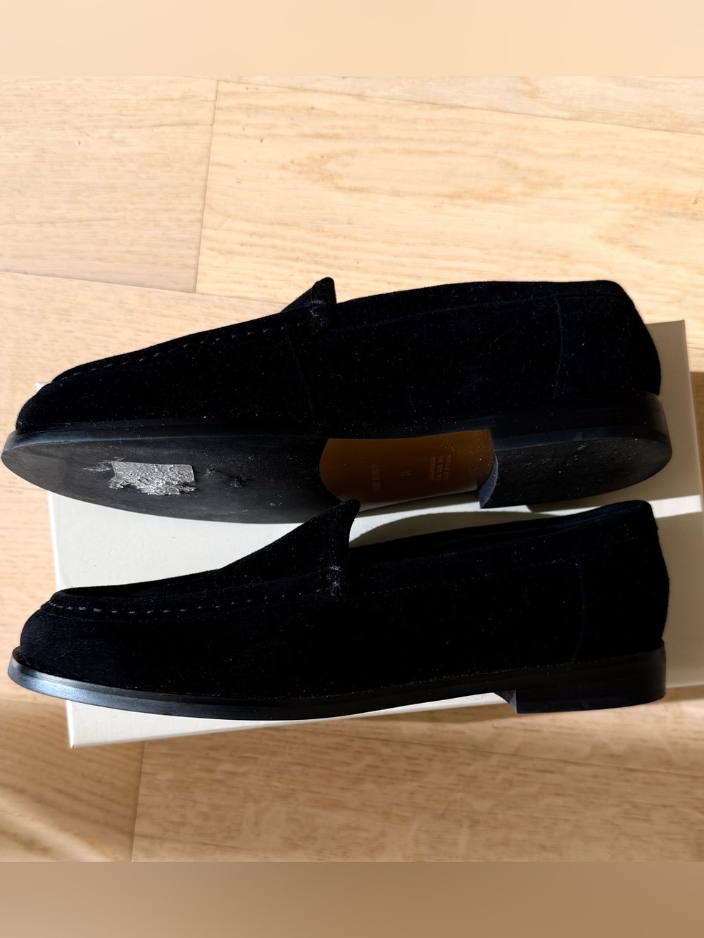 NWT Tony Bianco Zoe Black Suede Loafers 7.5 (fits US 8) New in box - Picture 4 of 8